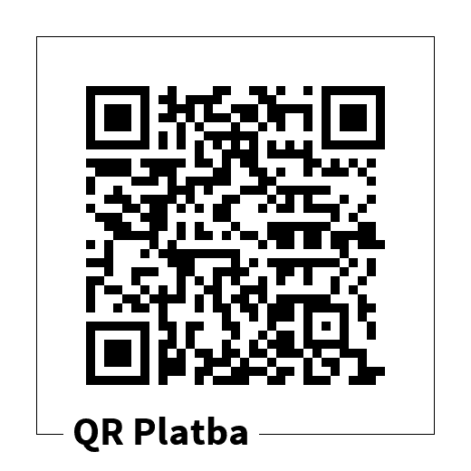 QR kód pro dobrovolnou podporu projektu VinciBet